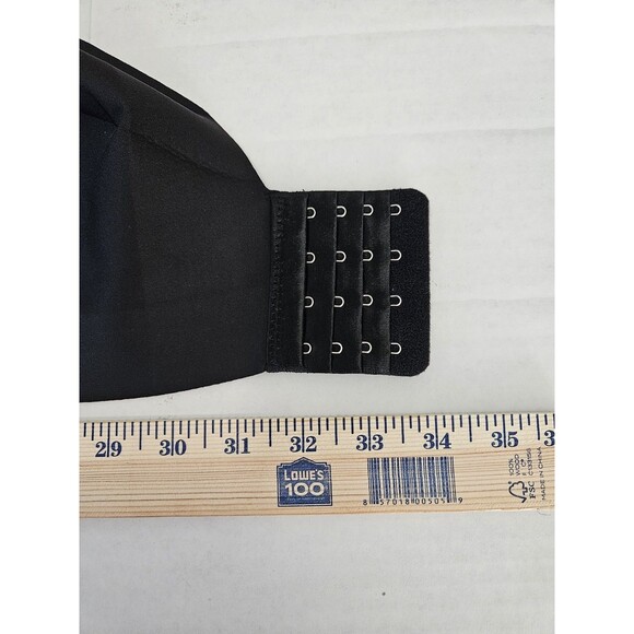 XXL Light Black Wireless Lift Bra Removable Pads Comfort Lift 4 Hook 4 Adjusts - Picture 8 of 8